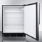 Summit Appliance Div. Summit-Built-In Undercounter All-Refrigerator, Black, 32"H For ADA Counters FF7BKBISSHVADA - alternate 1